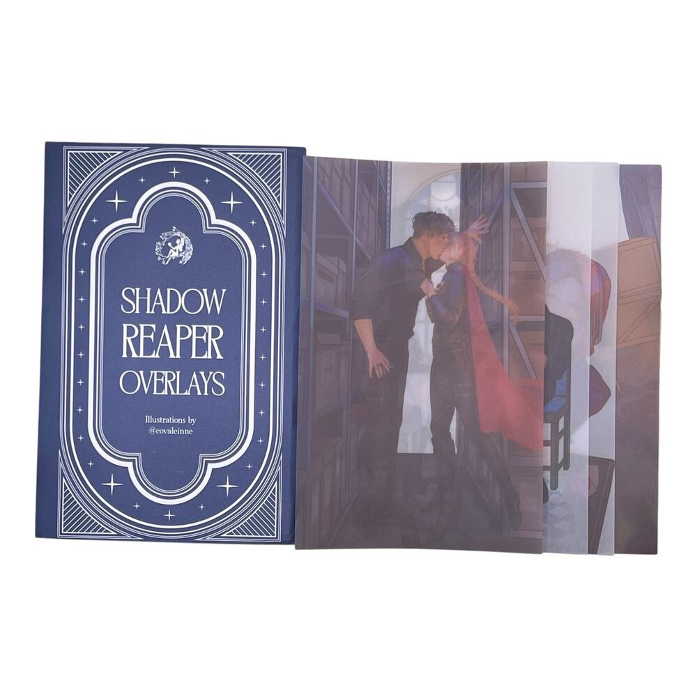 FairyLoot Shadow Reaper Art Overlays - Lynette Noni June 2026 YA Box Exclusive